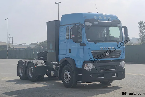 Sinotruk HOWO TX EV Heavy Truck Standard Transport Edition 25T 6X4(10 wheels) Electric Tractor Truck 600kWh Exterior