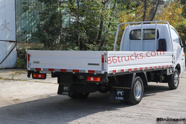 Kama Ruihang X1 1.6L 120hp 4X2(6 wheels) Gasoline 4m Single Row Flatbed Mini Truck (China VI) Body (3) | 86Trucks