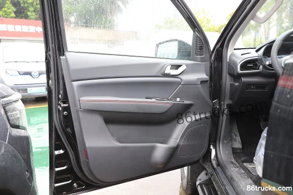 Foton General EV 2025 Model Standard Type 2WD Standard Wheelbase Double Row Pure Electric Pickup CATL 63kWh Cab (2) | 86Trucks