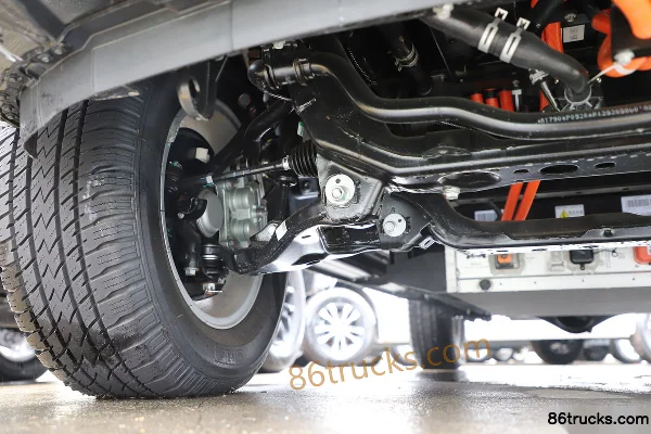 Foton General EV 2025 Model Standard Type 2WD Standard Wheelbase Double Row Pure Electric Pickup CATL 63kWh Chassis (2) | 86Trucks
