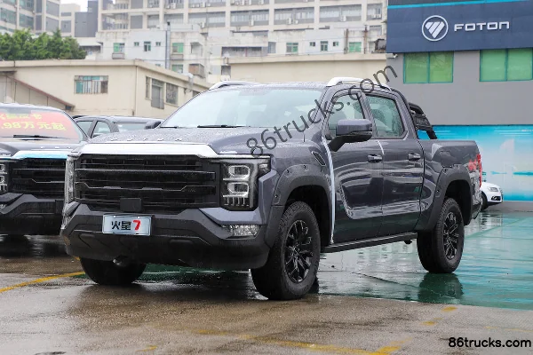 Foton Mars 7 2024 Model Enjoy Edition 2.0T Diesel 163 hp Automatic 2WD Long Wheelbase Double Row Pickup Cab (3) | 86Trucks