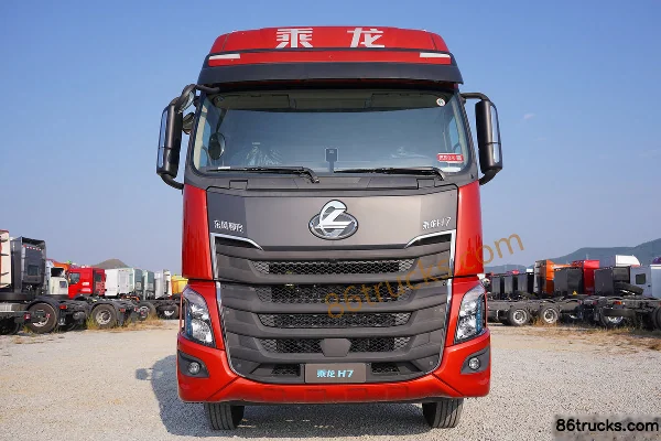 Dongfeng Liuqi Chenglong H7 Heavy Truck 6X4(10 wheels) Battery Swap Electric Tractor Truck 350kWh Exterior (2) | 86Trucks