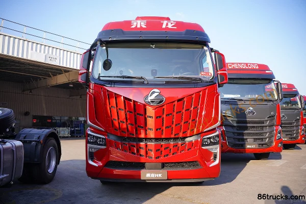 Dongfeng Liuqi Chenglong HK 580 hp 6X4(10 wheels) LNG Automatic Tractor Truck (Eaton 12-speed) (Hydraulic Retarder) Exterior (2) | 86Trucks