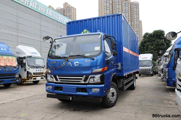JAC V7 160hp 4X2(6 wheels) 5.2m Flammable Gas Box Van Exterior (3) | 86Trucks