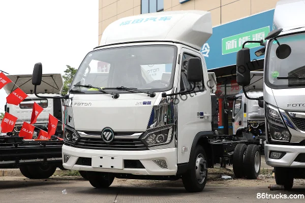 Foton Zhilan EM 4.5T 3.8m cabine simple camion léger fourgon électrique pur 59.4kWh 4X2(6 roues) Extérieur (3) | 86Trucks