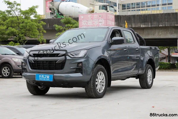Jiangxi Isuzu Lingtuo 2023 modèle Linghang Edition 2.5T diesel 150ch deux roues motrices manuel empattement long double cabine pick-up (3)