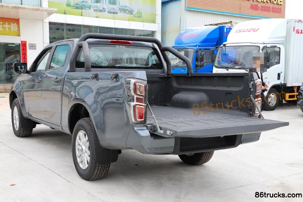 Jiangxi Isuzu Lingtuo 2023 modèle Linghang Edition 2.5T diesel 150ch deux roues motrices manuel empattement long double cabine pick-up Carro