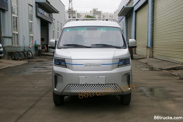 SRM Xinyuan T3LEV 2024 model 2.7T 3.05m single-row pure electric stake micro truck 42.3kWh 4X2(6 wheels) Exterior (2) | 86Trucks