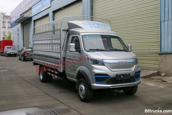 SRM Xinyuan T5LEV 2024 Intercity Edition 3.5T 3.7m Single Row Pure Electric Grating Mini Truck 70.47kWh 4X2(6 wheels) Ex