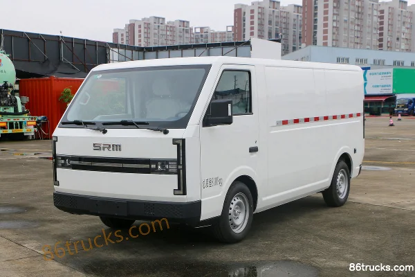 SRM Xinyuan E3L 2024 Custom Standard 3T 4.9m Electric Panel Van 41.86kWh Exterior (3) | 86Trucks