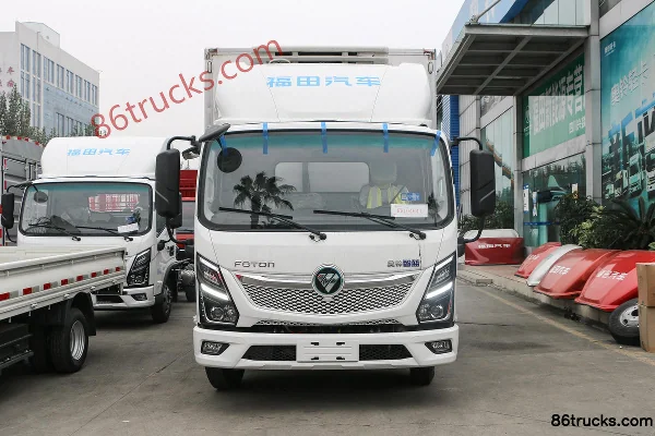 Foton Zhiblue EL-Plus 4.5T 4.08m Single Row Pure Electric Refrigerated Truck (Wide Body) 100.46kWh 4X2(6 wheels) Exterior (2) | 86Trucks