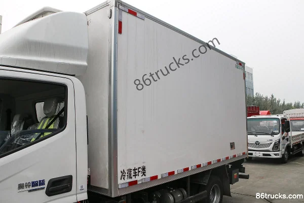Foton Zhiblue EL-Plus 4.5T 4.08m Single Row Pure Electric Refrigerated Truck (Wide Body) 100.46kWh 4X2(6 wheels) (1) | 86Trucks