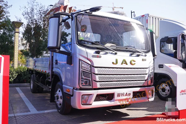 JAC A9 2.7L LNG 190hp 4X2(6 wheels) Fast Gear 8-speed 4.18m Single-row Flatbed Light Truck Exterior