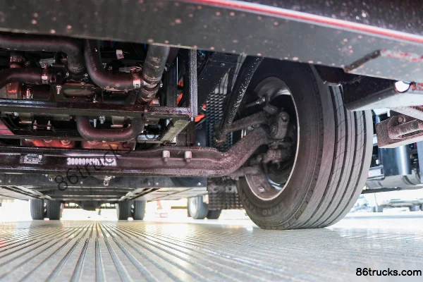 JAC Xingyao X5 18T 4X2(6 roues) 9.8m camion porteur fourgon 100% électrique 400.64kWh Châssis (3) | 86Trucks