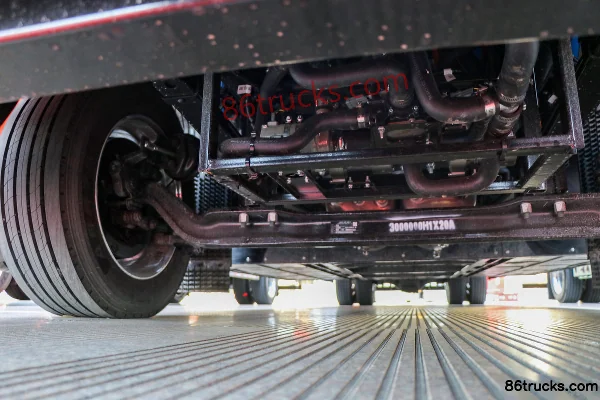 JAC Xingyao X5 18T 4X2(6 roues) 9.8m camion porteur fourgon 100% électrique 400.64kWh Châssis (2) | 86Trucks