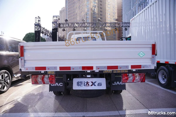 JAC Kaida X6 2.0L 127 hp 4X2(6 wheels) CNG 3.8m Single Row Flatbed Mini Truck Body (2) | 86Trucks