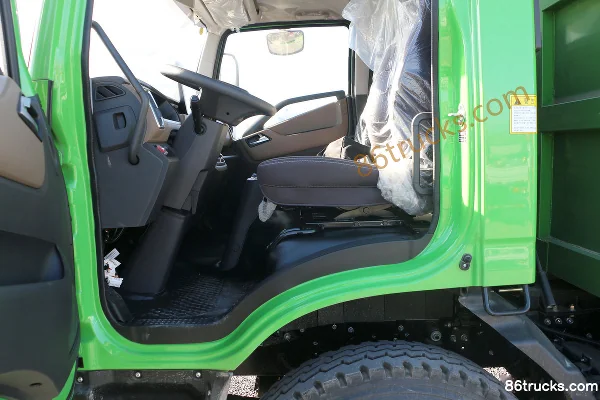 Yuejin Da Qilin EH5 4X2(6 roues) 3,8 m camion benne 100% électrique CATL 140,95 kWh Cabine (3) | 86Trucks