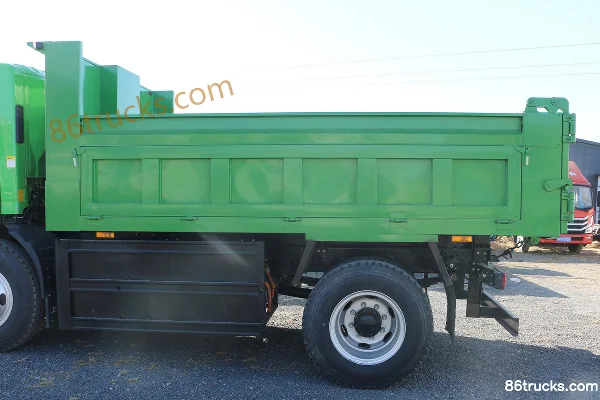 Yuejin Da Qilin EH5 4X2(6 roues) 3,8 m camion benne 100% électrique CATL 140,95 kWh Carrosserie (1) | 86Trucks