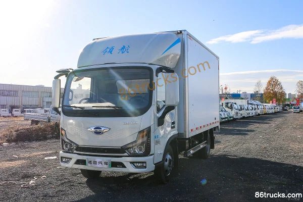 Shidai Linghang G5 frein hydraulique 4,14 m cabine simple fourgon électrique pur 100,46 kWh 4X2(6 roues) Extérieur (3) | 86Trucks
