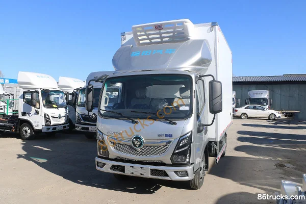 Foton Zhilan EL-Plus 4.5T 4.08m Single Row Pure Electric Refrigerated Truck (Hydraulic Brake) 100.46kWh 4X2(6 wheels) Exterior (3) | 86Truck