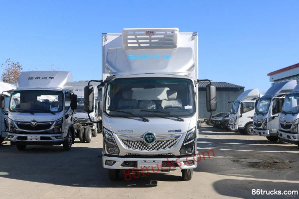 Foton Zhilan EL-Plus 4.5T 4.08m Single Row Pure Electric Refrigerated Truck (Hydraulic Brake) 100.46kWh 4X2(6 wheels) Exterior (2) | 86Truck