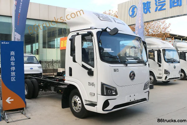 SHACMAN Commercial Vehicle Zhiyun S300 4.5T 4.08m Single Row Pure Electric Refrigerated Truck 100.46kWh 4X2(6 wheels) Ex