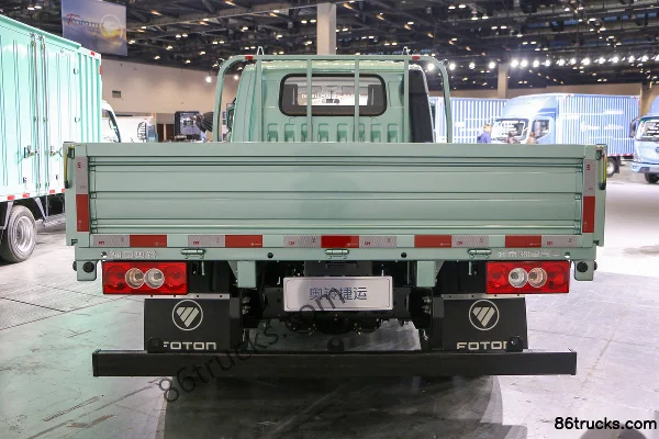 Foton Aoling New Jieyun A6 155 ch 4X2(6 roues) 3,2 m camion léger plateau double cabine Carrosserie (2) | 86Trucks