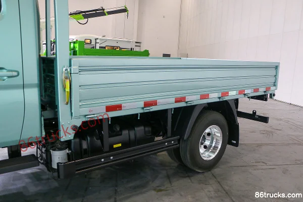 Foton Aoling New Jieyun A6 155 ch 4X2(6 roues) 3,2 m camion léger plateau double cabine Carrosserie (1) | 86Trucks