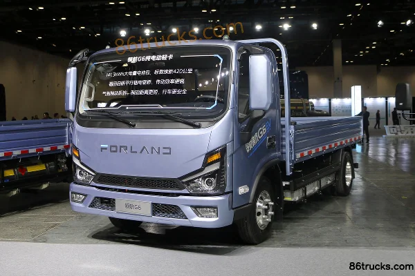 Foton Times Pilot G6 4,17 m cabine simple camion plateau léger électrique pur AiYike 141,3 kWh 4X2(6 roues) Extérieur (3) | 86Trucks