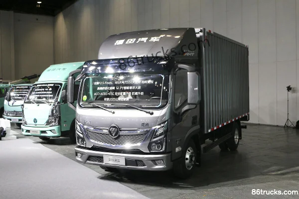 Foton Aoling Superspeed 158 hp 4X2(6 wheels) 4.14m single-row van light truck (WLY 5-speed) Exterior (3) | 86Trucks