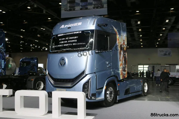 Foton Auman Galaxy 9 4X2(6 wheels) Pure Electric Tractor Truck 600kWh Exterior (3) | 86Trucks