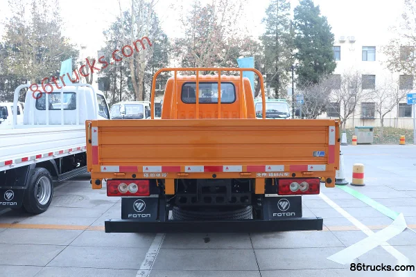 Foton Zhilan EM 4.5T 3.17m Double Row Pure Electric Flatbed Light Truck 77.28kWh 4X2(6 wheels) Body (1) | 86Trucks