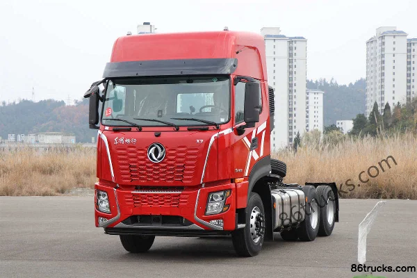 Dongfeng Changxing X7 14.6L LNG 560 hp 4X2(6 wheels) Fast Gear 16-speed AMT automatic tractor truck Exterior (3) | 86Trucks