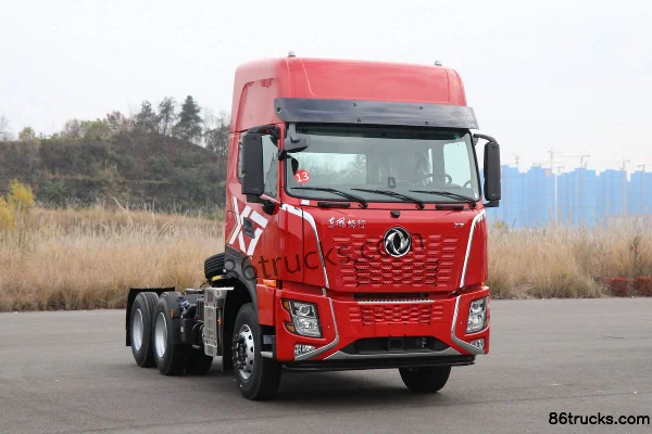 Dongfeng Changxing X7 14.6L LNG 560 hp 4X2(6 wheels) Fast Gear 16-speed AMT automatic tractor truck Exterior