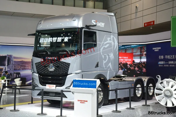 Sinotruk Nouvelle génération camion lourd 600 ch 6X4(10 roues) tracteur routier AMT automatique Extérieur (3) | 86Trucks