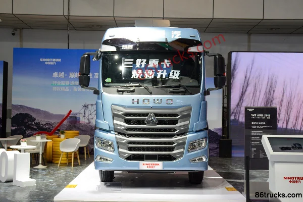 Sinotruk HOWO TX7-N 480hp 6X4(10 wheels) LNG Tractor Truck Exterior (2) | 86Trucks