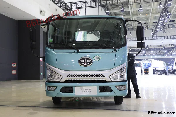 FAW Jiefang Hu VH version composite 129 ch 4X2(6 roues) LNG camion léger à plateau à cabine simple 4,2 m Extérieur (2) | 86Trucks