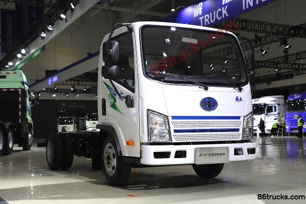 FAW Jiefang Hu VR 3.82m single row pure electric flatbed light truck Lishen 61.14kWh 4X2(6 wheels) Exterior