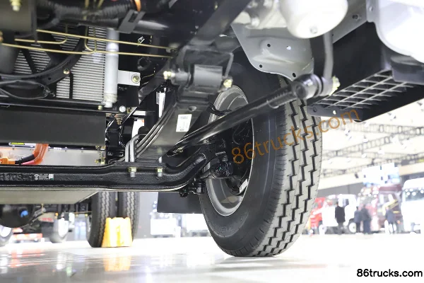 FAW Jiefang Hu VR 3.82m single row pure electric flatbed light truck Lishen 61.14kWh 4X2(6 wheels) Chassis (3) | 86Trucks