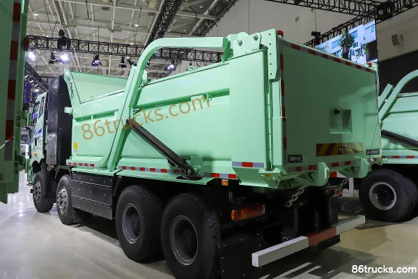 FAW Jiefang J6P 8X4(12 wheels) 5.6m pure electric dump truck 611.94kWh Body (2) | 86Trucks