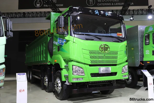 FAW Jiefang Qingdao JH6 8X4(12 wheels) 7.2m Pure Electric Dump Truck Exterior