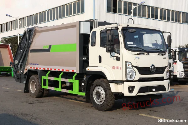SHACMAN Commercial Vehicle Xuande X9 200 hp 4X2(6 wheels) Compressed Garbage Truck (Chengliwei Brand) Exterior