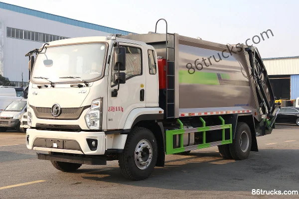 SHACMAN Commercial Vehicle Xuande X9 200 ch 4X2(6 roues) camion benne à compression (marque Chengliwei) Extérieur (3) | 86Trucks
