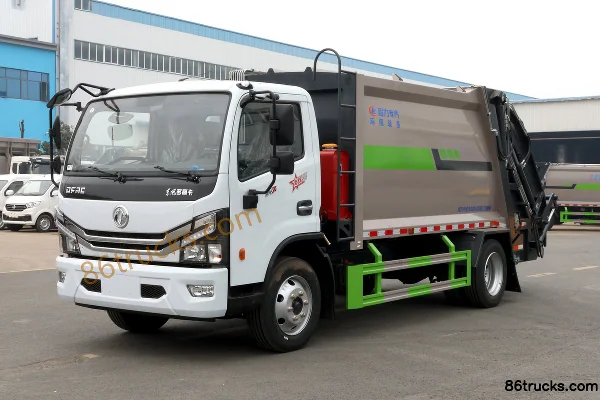 Dongfeng Duolika D7 165 ch 4X2(6 roues) camion benne à compression (marque Chengliwei) Extérieur (3) | 86Trucks