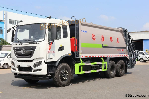 Dongfeng Commercial Vehicle Tianjin KR 300 hp 6X4(10 wheels) Compressed Garbage Truck (Chengliwei Brand) Exterior (3) | 86Trucks