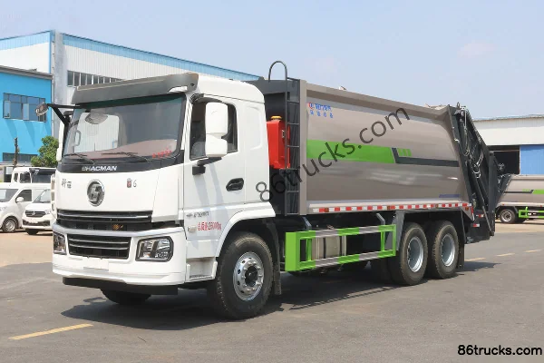 SHACMAN Commercial Vehicle Xuande Wing 6 270 hp 6X4(10 wheels) Compressed Garbage Truck (Chengliwei Brand) Exterior (3) | 86Trucks