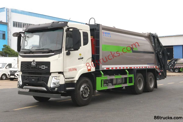 Sinotruk HOWO V5 270hp 6X4(10 wheels) compression garbage truck (Chengliwei brand) Exterior (3) | 86Trucks