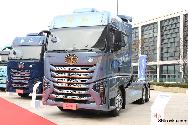FAW Jiefang Qingdao New JH6 heavy truck 660hp 6X4(10 wheels) LNG automatic tractor truck Exterior (3) | 86Trucks