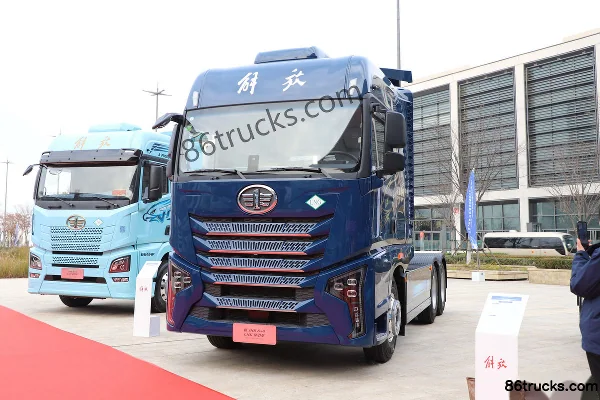 FAW Jiefang Qingdao New JH6 Heavy Truck 600hp 6X4(10 wheels) LNG Automatic Tractor Truck Exterior (3) | 86Trucks