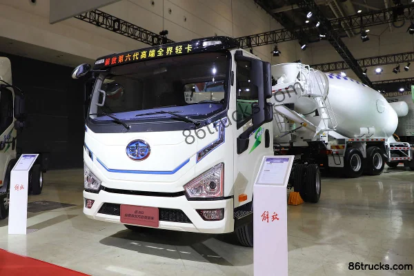 FAW Jiefang Tiger 6G Standard Load Northern Version 4.5T 4.16m Single Row Pure Electric Grating Light Truck 100.16kWh 4X2(6 wheels) Exterior